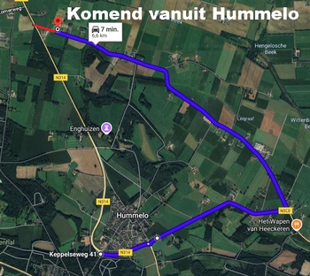 Omleiding Hummelo
